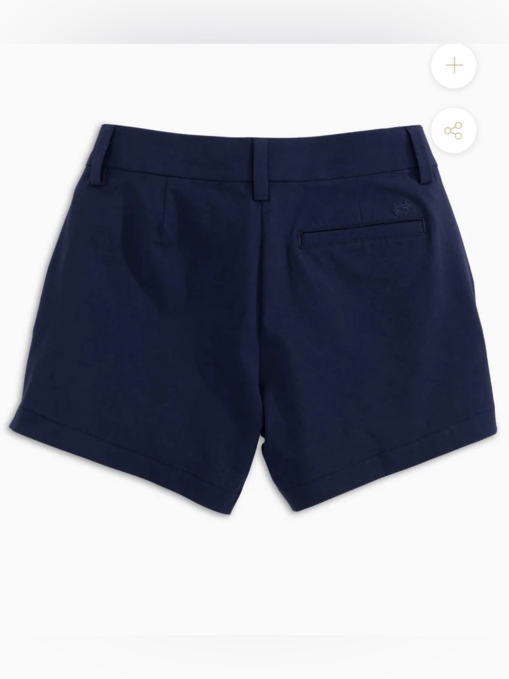 Women’s Southern Tide Performance Nautical Navy 5inch Shorts Size 4
